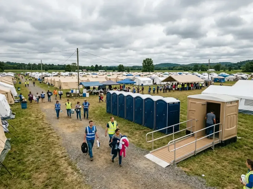 disaster-relief-camp-restrooms-010 — frequently asked questions, Dumpster & Portable Bathrooms Rental in Markham, IL